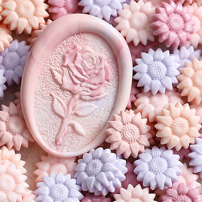 Romantic Love Wax Stamp Head Bride Groom Roses Heart Pattern Sealing Wax Scrapbooking Stamps Wedding Invitations Decoration