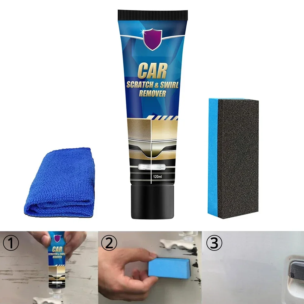 Scratch Repair Polishing Cars Washer Cleaning Polish Paint Care Paste 60ML Auto Maintenance Free Wax Tools Wheel Detailing 1pcs