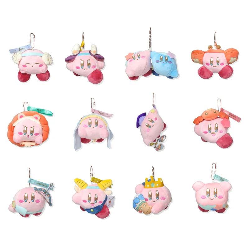Cartoon Anime Star Kirby The Zodiac Series Kawaii Toy Cute Creative Dodici Costellazioni Kirby Doll Ciondolo Regalo
