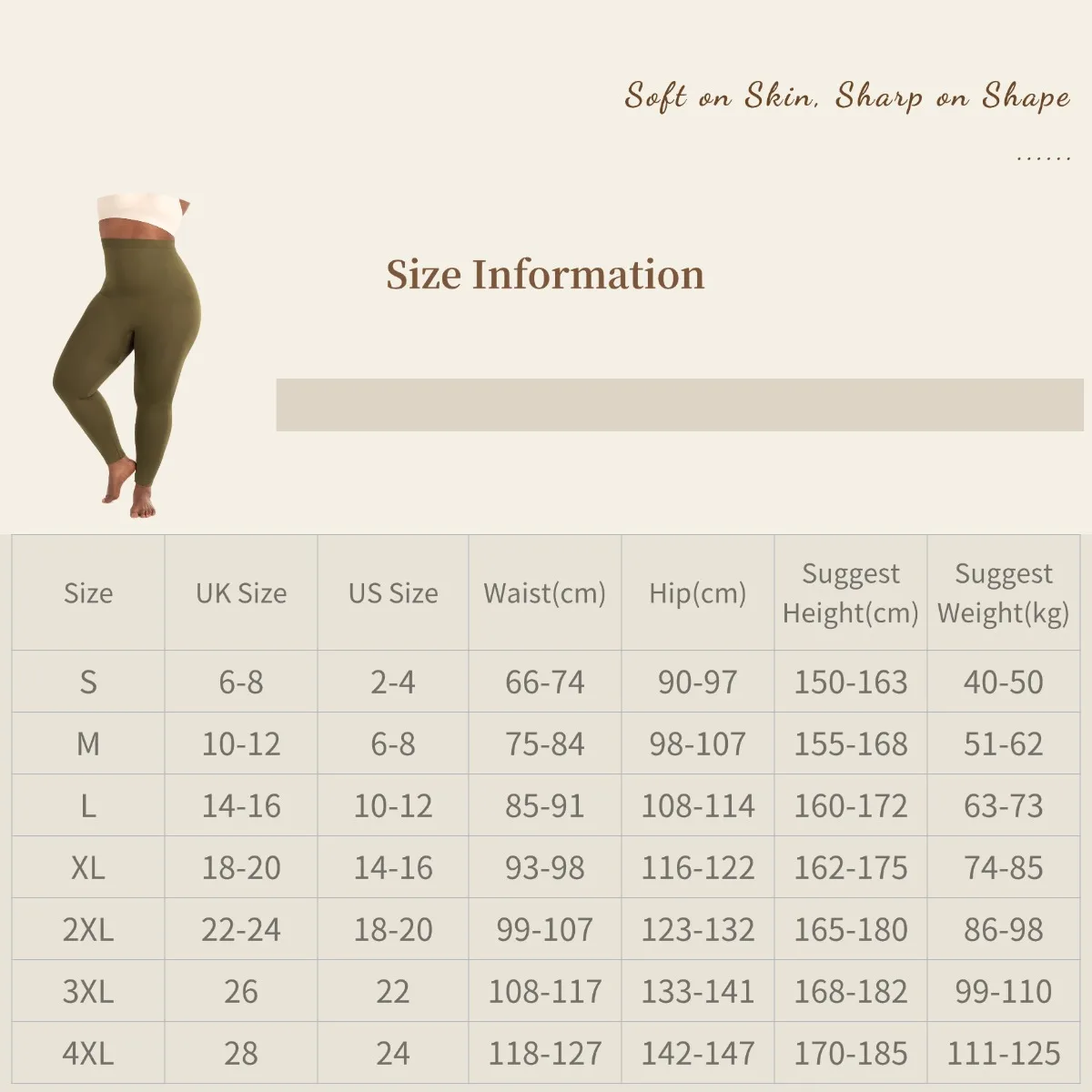 Women’s High Waist Capri Shaping Leggings – Tummy Control & Hip Lifting S7eabc2d8e6394d55ab22bbc8257407a6E