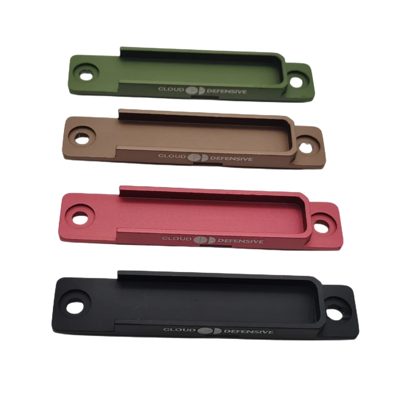 Airsoft Aluminum CNC Picatinny Rail Pocket Panel For M300 M600 Tactical Flashlight DBAL-A2 Mount Pressure Pad Weapon Light Mount 3