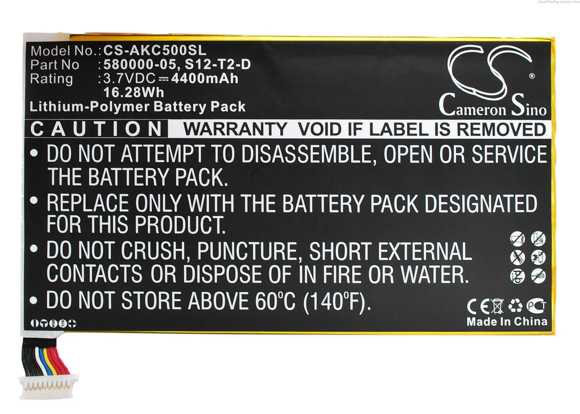 

OrangeYu 4400mAh Tablet Battery 58-000055 for Amazo n Kindle HDX 7.0, P48WVB4, Kindle Fire HD 3rd, KC5, Kindle Fire HD 2013