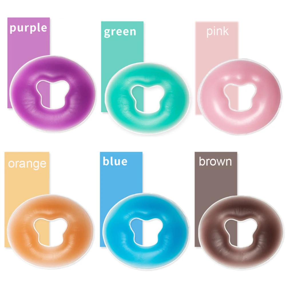 Soft Lay Face Pillow SPA Body Massage Silicone Relax Cradle Cushion Bolsters Paddle Beauty Care Non-slip Comfortable Gel Pad