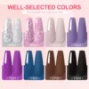 PEACECOLOR Poly UV Gel Kit All for Manicure Gel Nail Extension Set Slip Solution Builder Acrylic Gel Polish Nail Art Tool 2