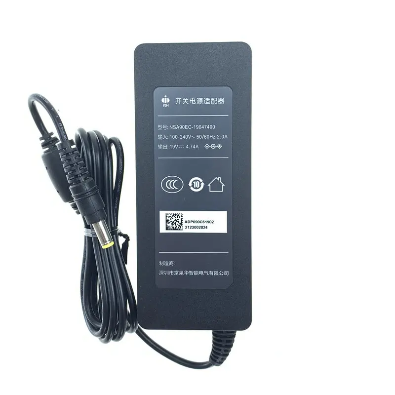 JMGO 프로젝터 G7S V8 J6E8E10G1-CS G9 전원 공급 장치 용 기존 19V 4.74A NSA90EC-19047400 AC 어댑터 충전기