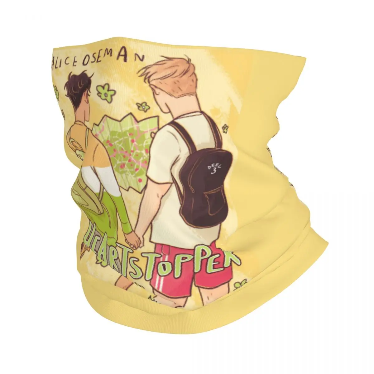 

Nick And Charlie Heartstopper Bandana Neck Gaiter UV Protection Face Scarf Cover Men Women Headband Tube Balaclava