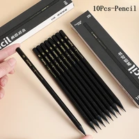10/20 Pcs Pencils 2B/HB Write Smooth Simple Black for Student Sketch Architectural Drawing Writing Art Office School Supplies 1