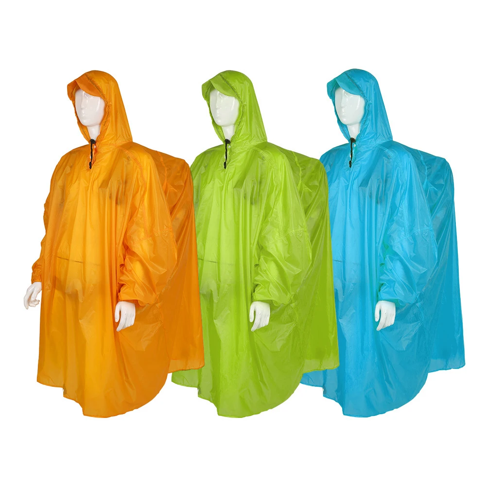 

Outdoor Raincoat Lightweight Waterproof Poncho Water-resistant Climbing Backpack Rain Cover For Camping Hiking Travel