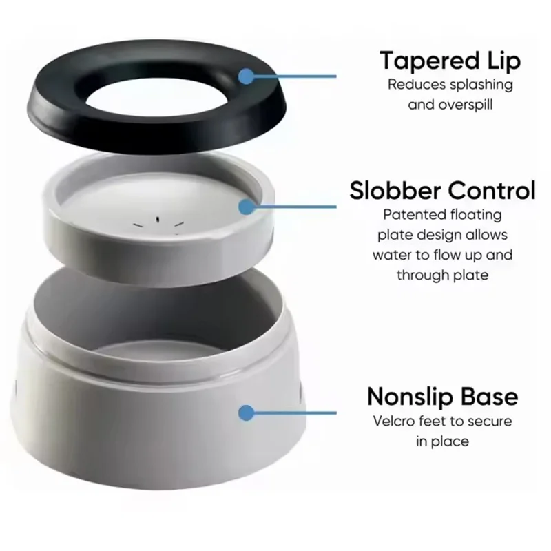 Portable Pet Anti-Splash Water Dispenser