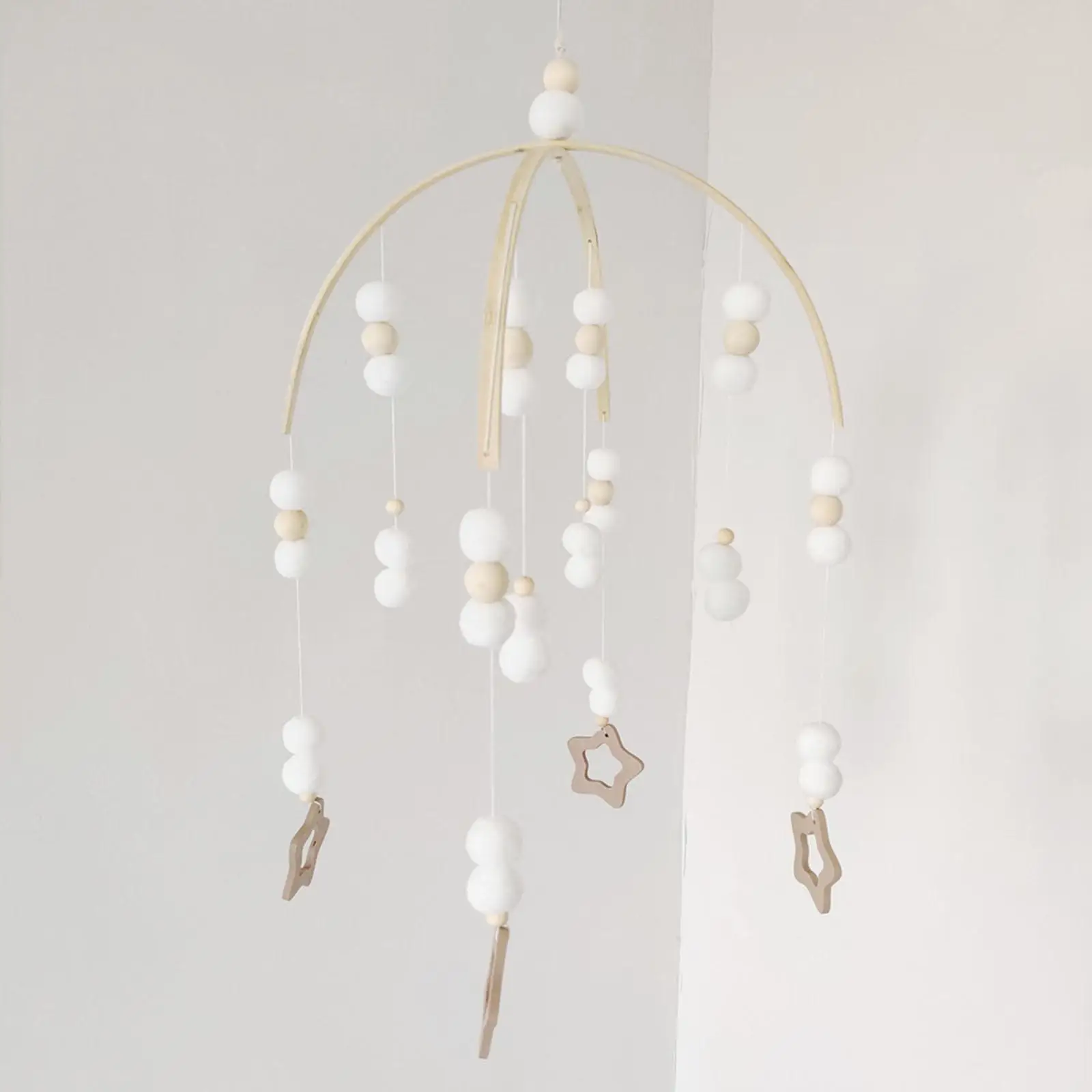 

Baby Mobile Montessori Free Rotation Bracket Baby Bed Bell Holder for Girls