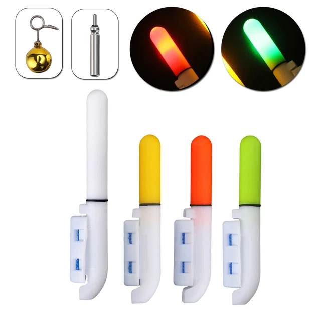 LED Light Night Fishing Lamp Luminous Stick Bell Ring Bite Alarm  Accessories Fishing Lamp - AliExpress