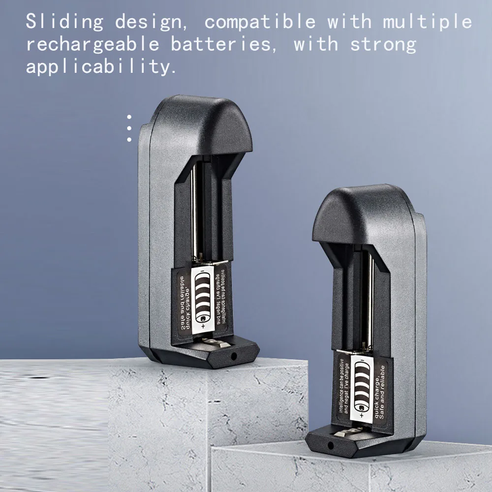 EU/US 18650 Liion Battery Charger li-ion Batteries Charging EU US Plug 3.7V Mini Baterie Chargers Support
