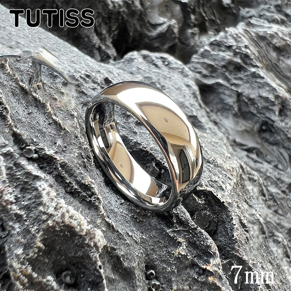 TUTISS 2/3/4/5/6/7/8/10mm High Polished Shiny Forever Tungsten Carbide Ring Men Women Classic Wedding Band Comfort Fit