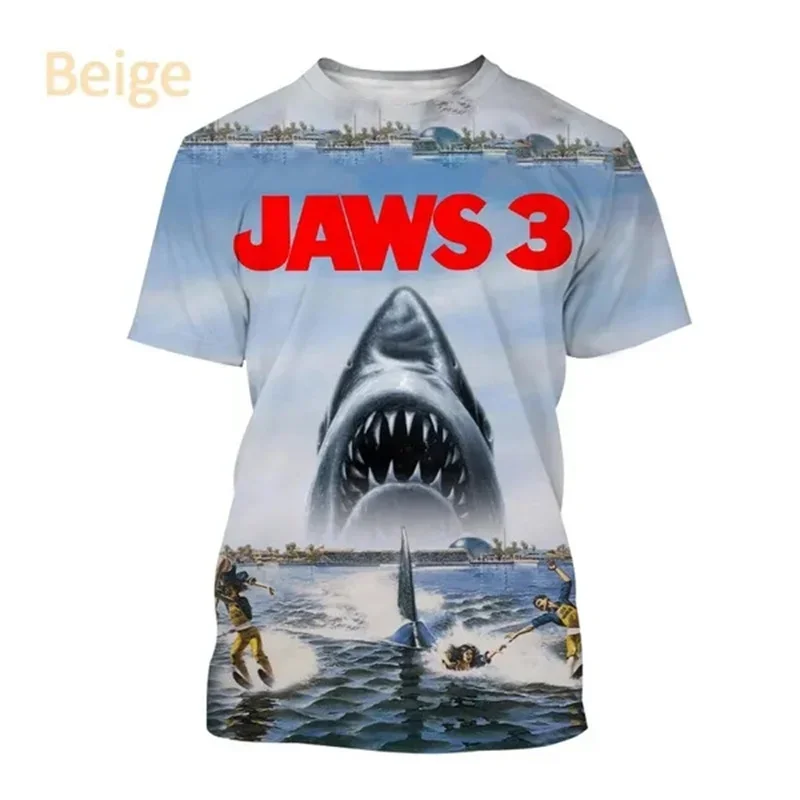 3D Shark Horror Tee 5