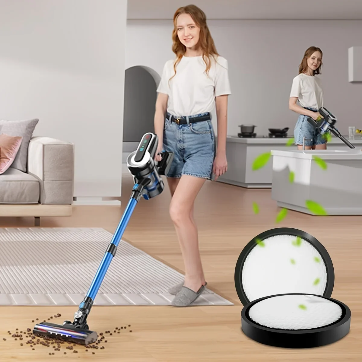 Type 27 Pre & Post Motor HEPA Filter Kit For Vax Mach Air - Foto 3