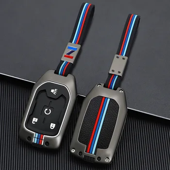 Vendita calda in lega di auto portachiavi copertura supporto per GMC terreno 2019 per Chevrolet Suburban 2019 3 4 5 6 pulsanti chiave auto copertura Fob
