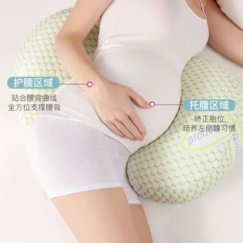 Cotton Maternity Pillow Multifunctional Feeding Polyester Fiber Side Sleeping U-shaped Cushion Sleeping Pillow Nursing