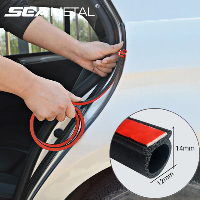 Universal B-Type Car Door Window Edge Rubber Seal Strips Weather Strip –  SEAMETAL