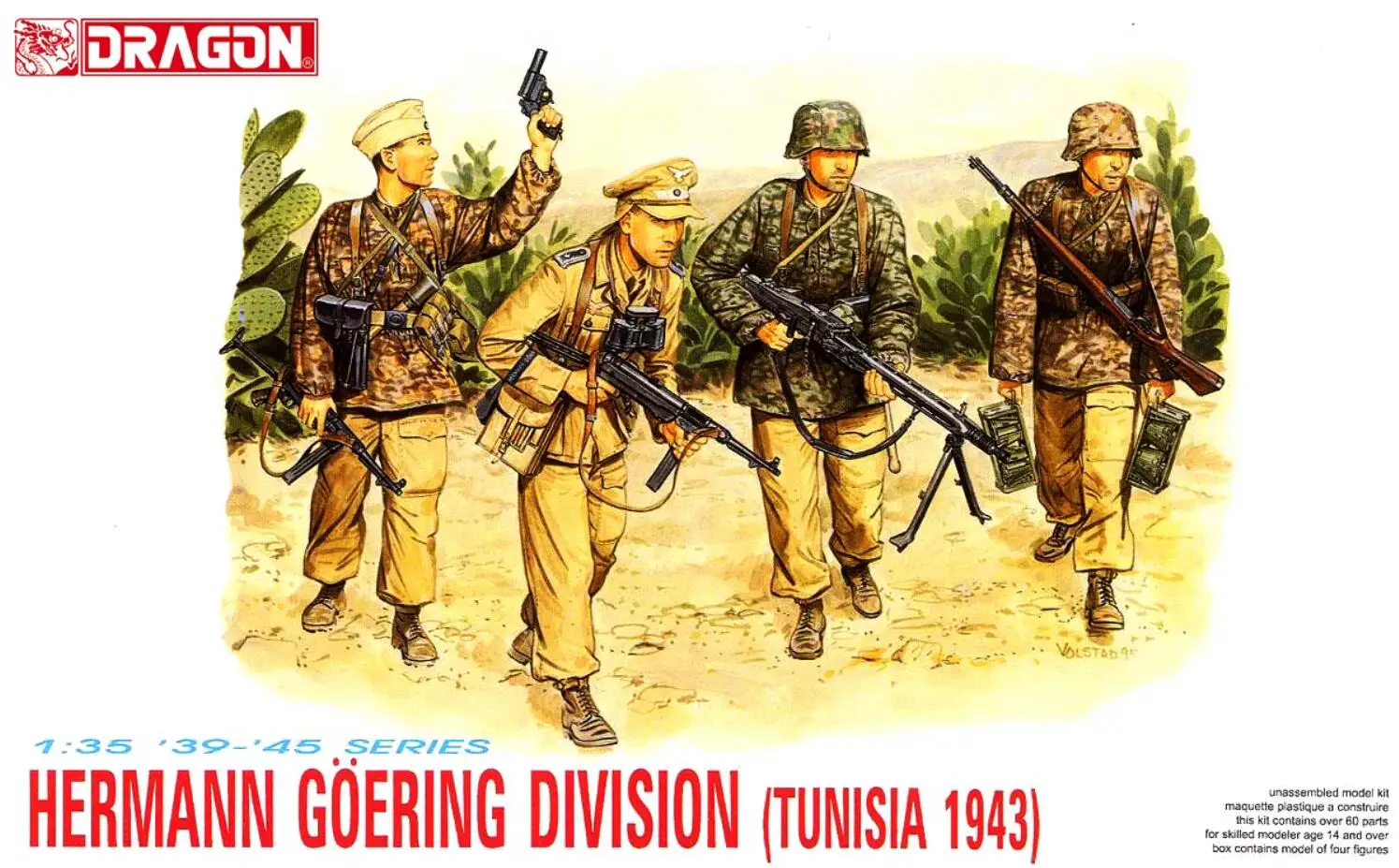 

Набор моделей Dragon 6036 1/35 Hermann Goering Division (Тунис 1943)