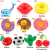 1Pc Inflatable Drink Holder Swimming Pool Drink Cup Stand Holder Float Toy Coasters For Beverage Bottle Kids Toys and Pool Party 4