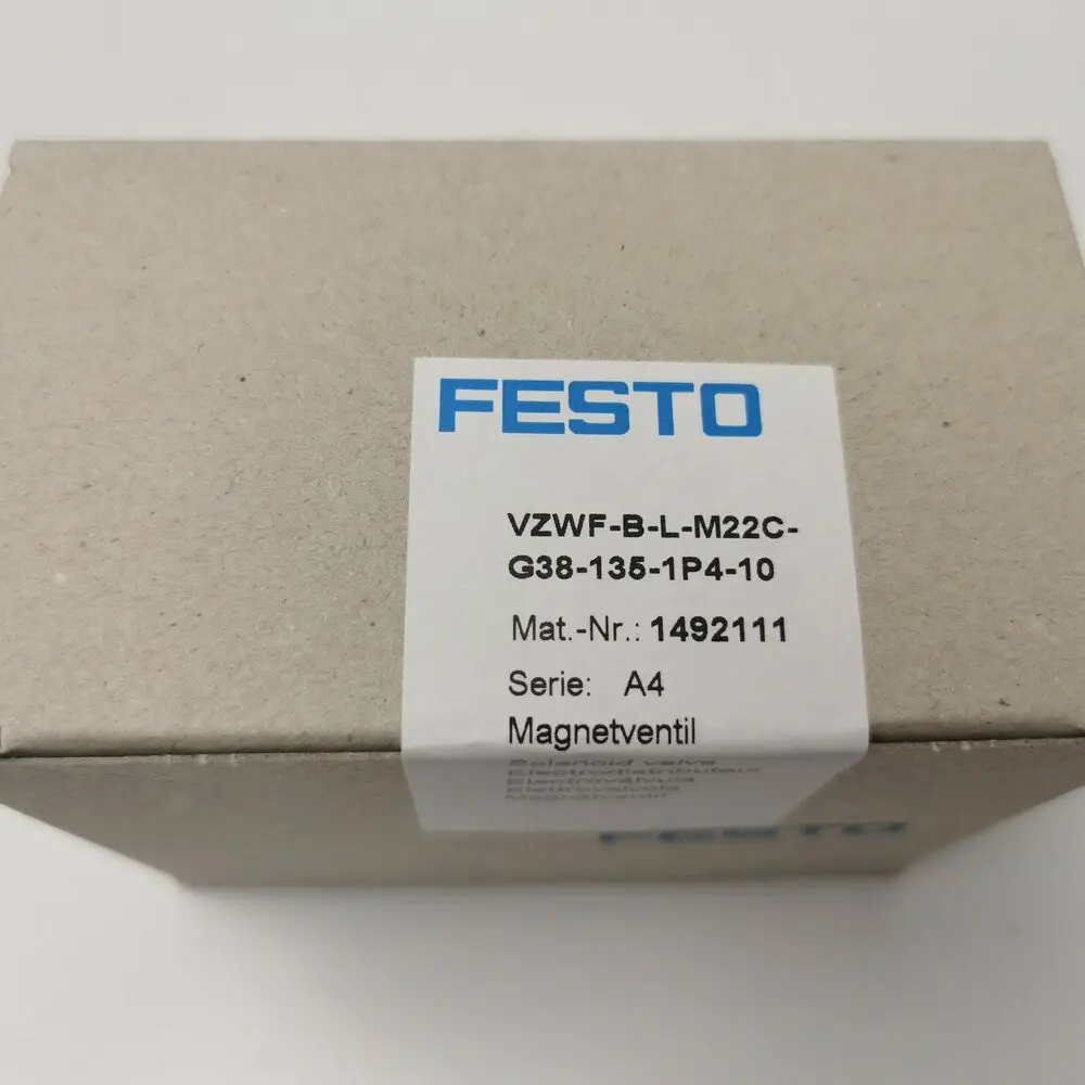 

1pcs New FESTO VZWF-B-L-M22C-G38-135-1P4-10 1492111