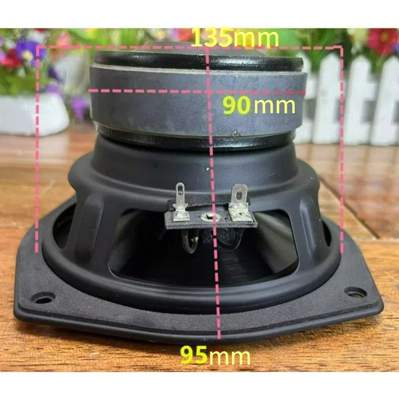SOTAMIA 1Pcs 6 인치 서브 우퍼 4 옴 100W 롱 스트로크 고무 에지 블랙 골드 탄소강 바디 서브 우퍼 스마트 블루투스 스피커