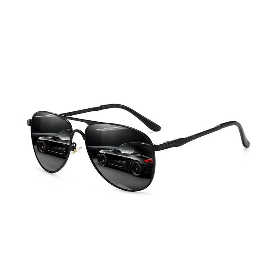 Premium Oversized Metal Aviator Sunglasses - Unisex Fashion Eyewear