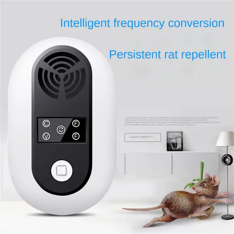 Ultrasonic Eletrônico Mosquito Repelente, Dispositivo De Rato, Barata Controle De Repelente De Pragas, agregado familiar PestInsect Rats Aranhas