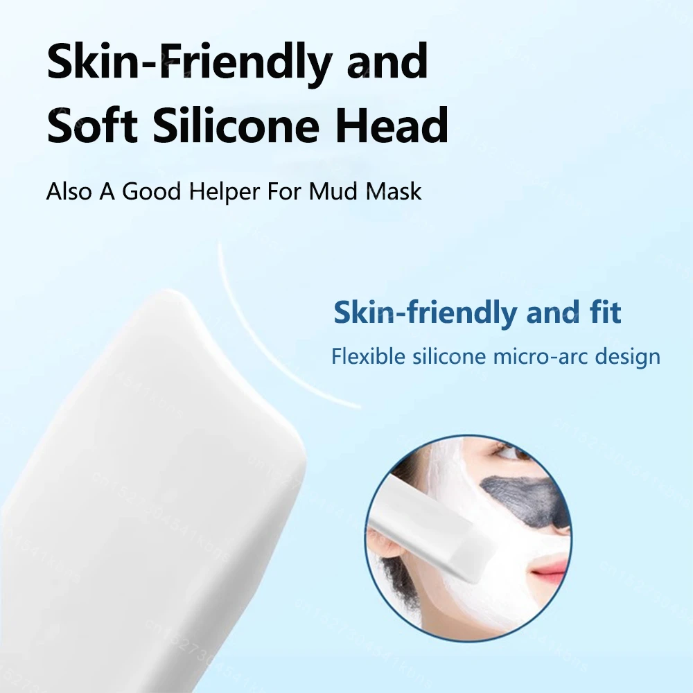 Ultrasonic Skin Scrubber Deep Vibrate Facial Cleaner Peeling Facial Shovel Black Head Remover Massager
