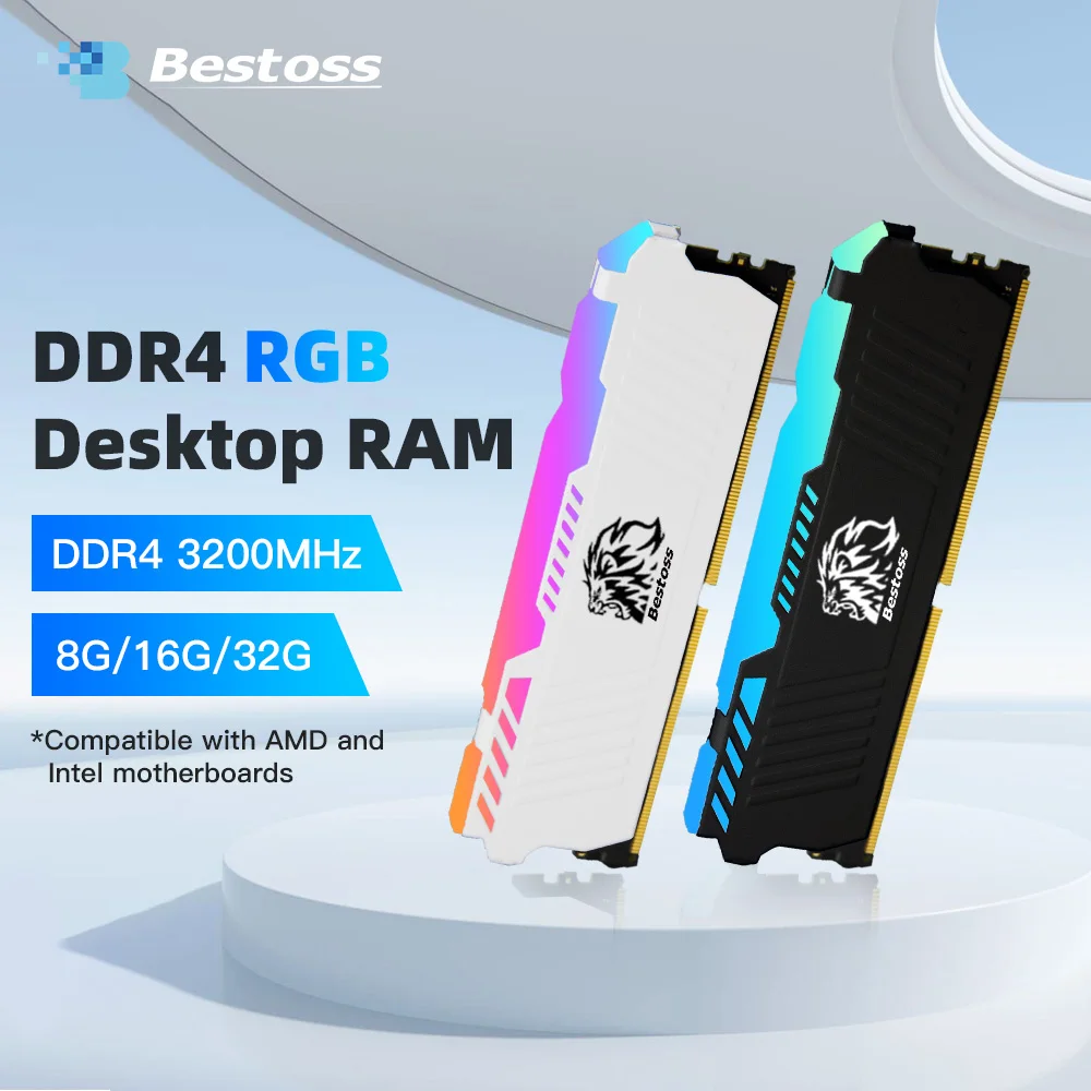 DDR4 8GB 16GB 32GB 1.2V 3200MHz UDIMM Cooling Vest Memory for Desktop Computer DIY desktop ram memory,desktop memory