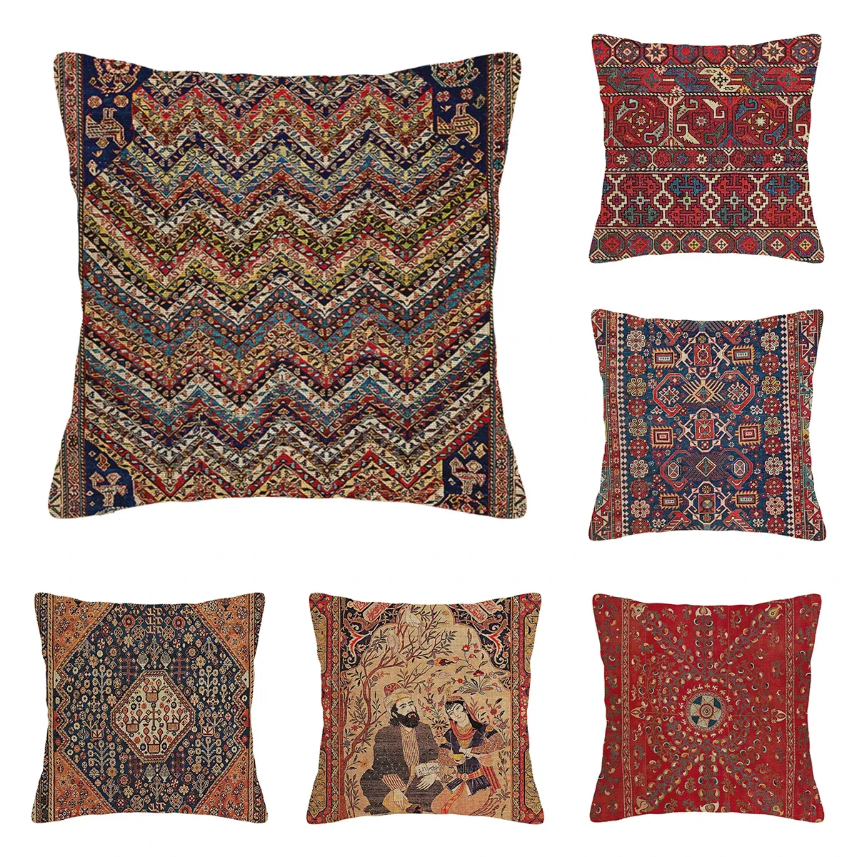 

Home living room modern decoration cushion decoration pillow cover 45*45 40x40cm 60x60cm 45x45cm Persian pattern 50x50cm boho