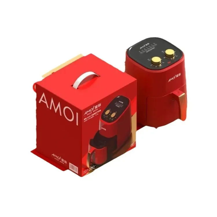 6.5L large capacity authentic air Fryer new China Red multi-functional home electric fryer fries machine 5