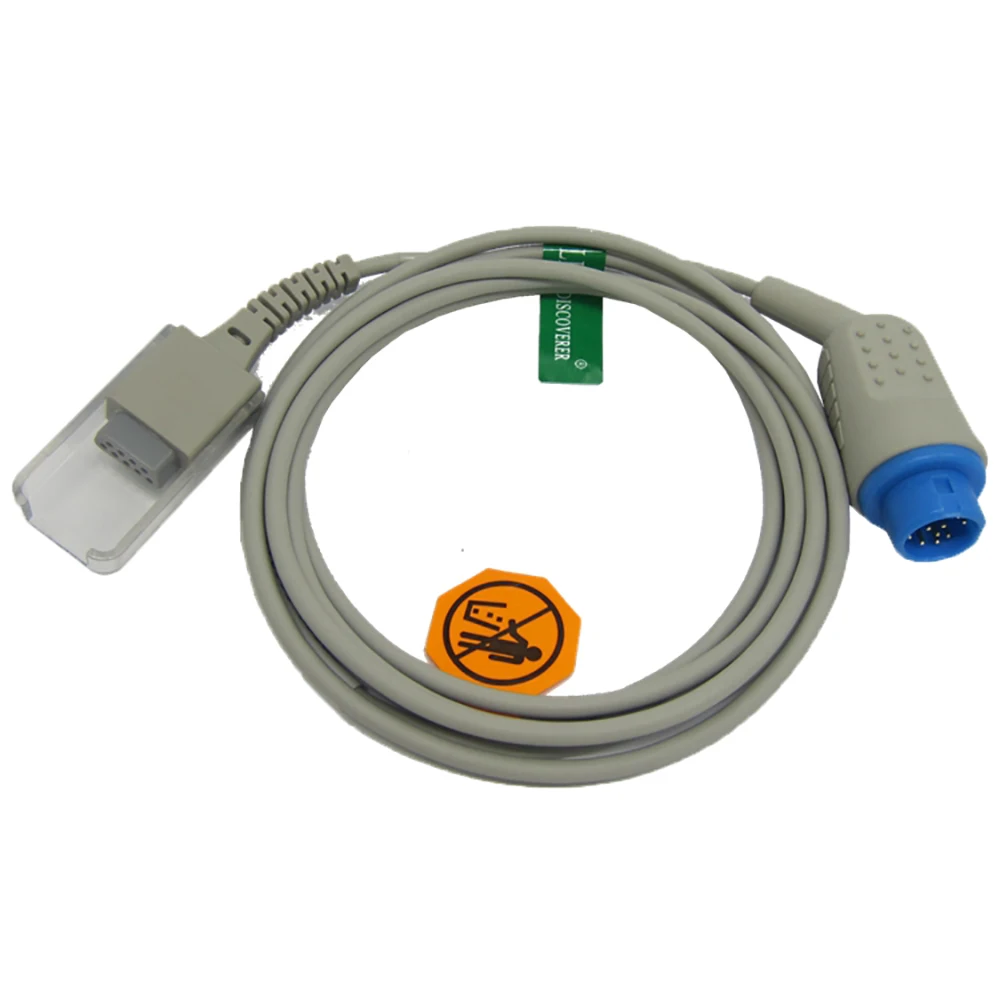 

Подходит для адаптера датчика MINDRAY PM5000/6000 SPO2/удлинительного кабеля, провода багажника зонда SPO2