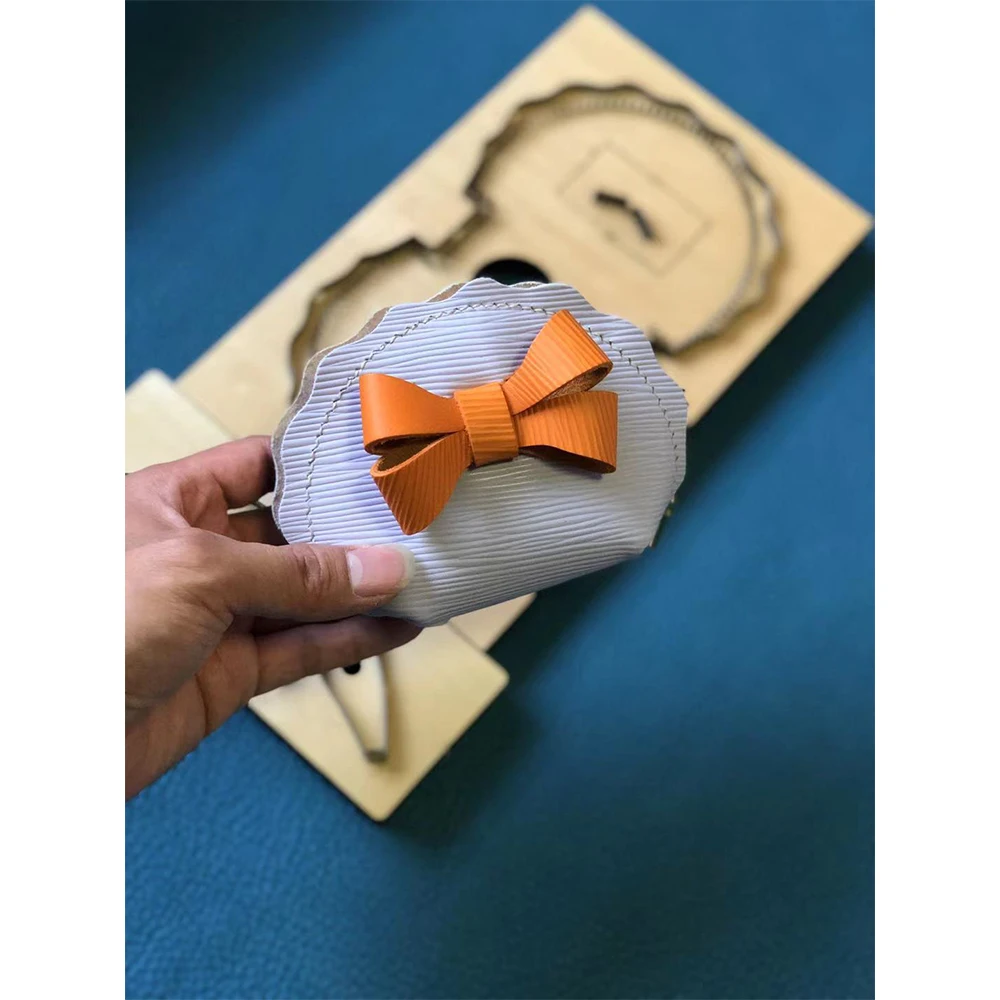 

Leather Coin Purse for DIY Craft, Wooden Cutting Dies Supplies, Mold Template, Suitable for Common Die-Cutting Machines