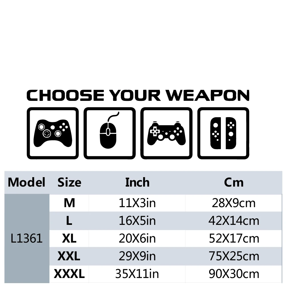 Video Game Decor Wall Decal Choose Your Game Controller Game Controllers Gamer Wallpaper Sticker Bithday Gift For Boy - 3