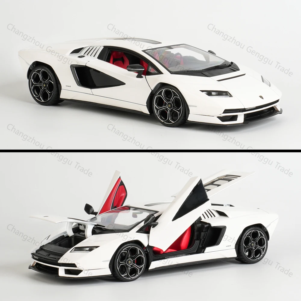 Maisto 1:18 Lamborghini Countach LPI 800-4 스포츠카 정적 다이 캐스팅 차량 Collectible Model Car Toys