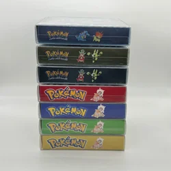 Pokemon GBC Blue Crystal Gold Green Red Silver Yellow 7 Versions GBC Game In Box for 16-Bit Video Game Cartridge No Manual
