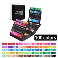 Dual Tip Marker Set: Fineliner & Brush Tips, Felt Pens – Art Markers for Watercolour, Calligraphy & Drawing 4