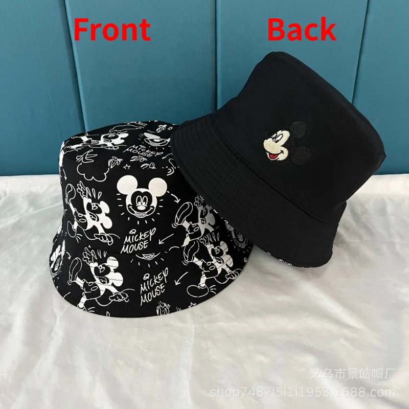 Disney Mickey Mouse Bucket Hat Cartoon Hip Hop Men Women