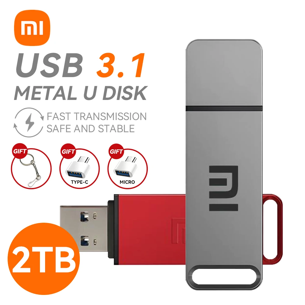 

Флэш-накопитель Xiaomi USB 3,1, высокоскоростной Флэш-накопитель, флэш-накопитель USB 512 объемом 1 ТБ и ГБ, Портативные водонепроницаемые флэш-накопители