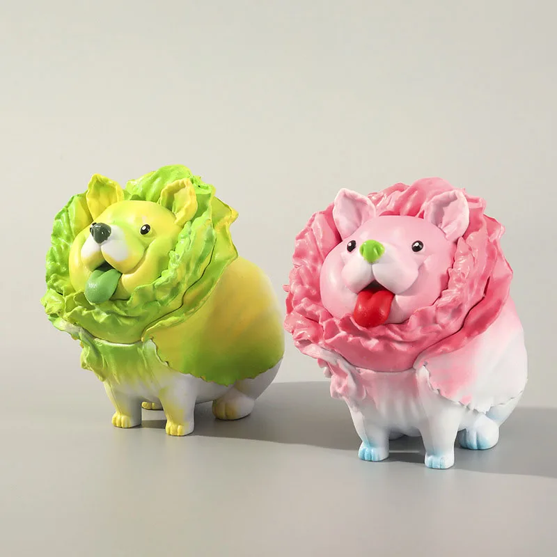 

Капсульная игрушка Gashapon, овощной эльф, растения, кукла, животное, ПВХ Модель, игрушка, фигурка собаки капусты, подарок, украшение для стола и автомобиля