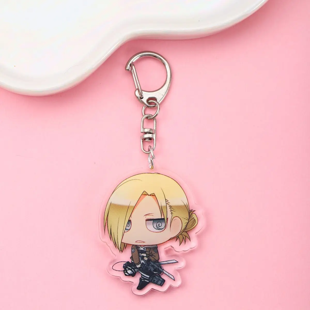 Anime Attack on Titan Acrylic Keychain Pendant Bag Charm Car Keyring Anime Keychain