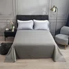 WASART Pure cotton flat bed sheet summer bedspread soft bed linens 2 people couple luxury double bed bedding king size bedsheet 4