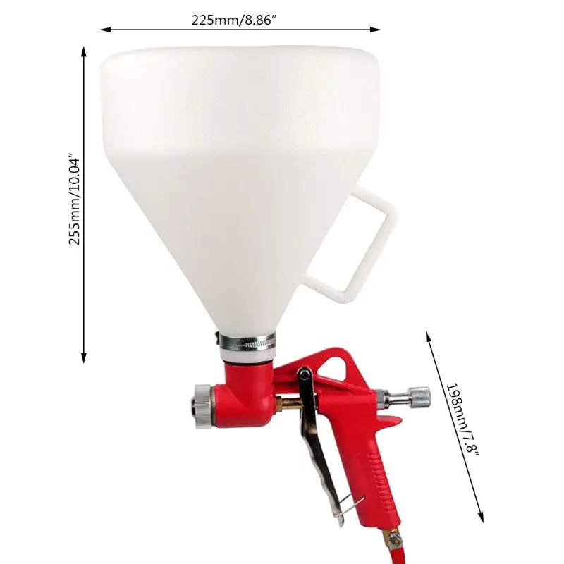 

Air Spray Gun Paint Texture Tool Wall Painting Sprayer with 3 Noz 40JE