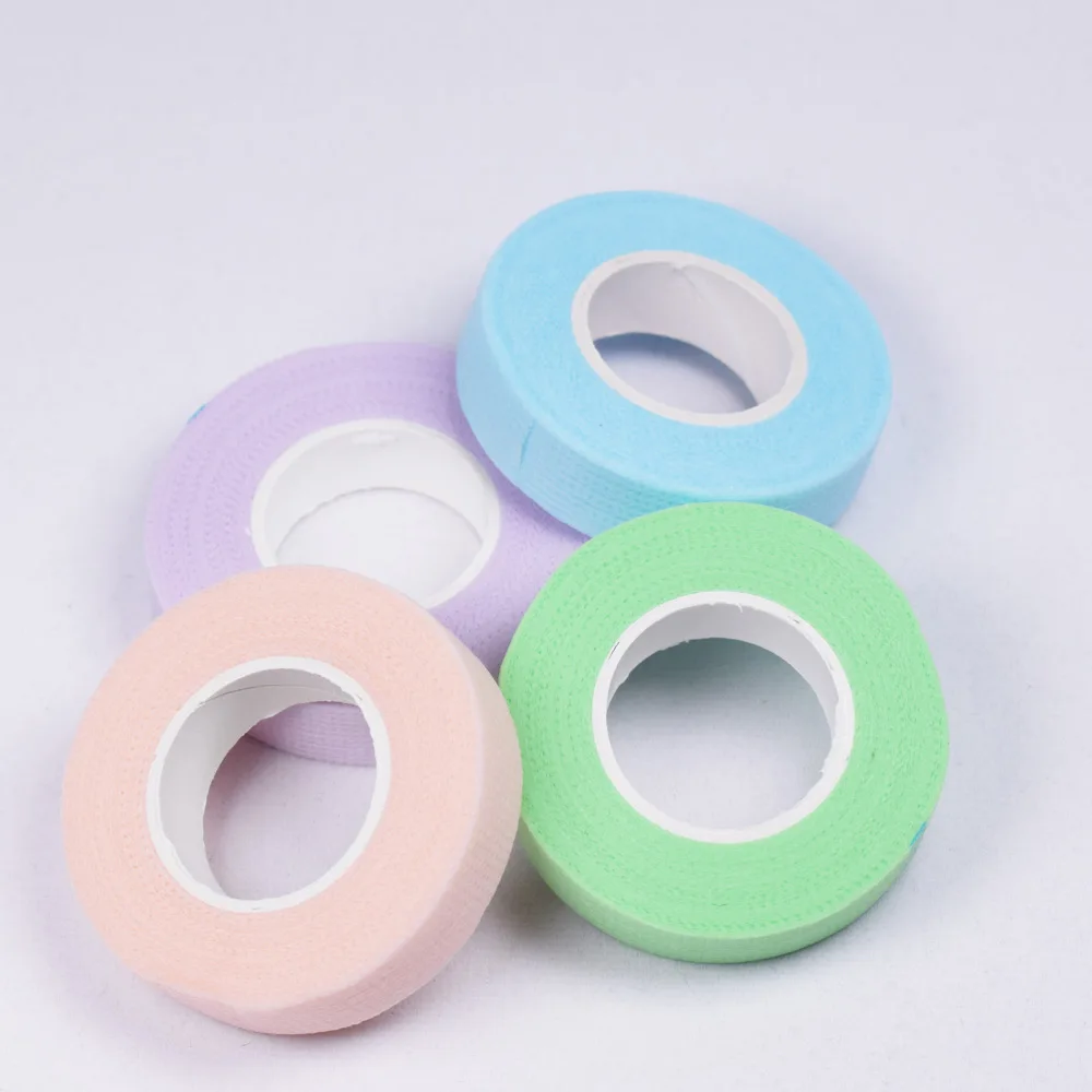 

Eyelash Sensitive Tape Breathable Non-Woven Green False Eyelash Patches For Building Extension Makeup Paper Under Eye Pads