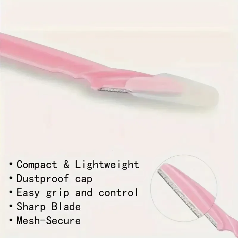 3/5Pcs Precision Eyebrow Razor & Dermaplaning Set for Men and Women - Easy, Gentle Shaping & Exfoliating 4