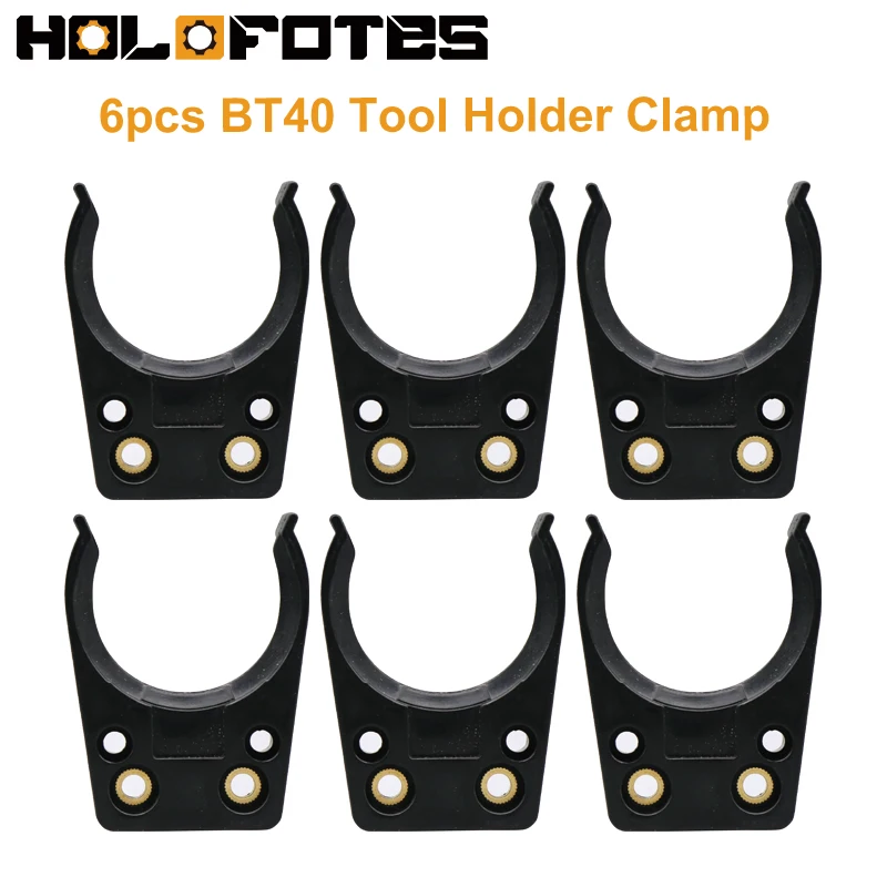 

6pcs BT40 Tool Holder Claw Tool Changer Grippers Milling ABS BT40 for ATC Spindle Knife Shank BT CNC Machine Tool Holder Claw