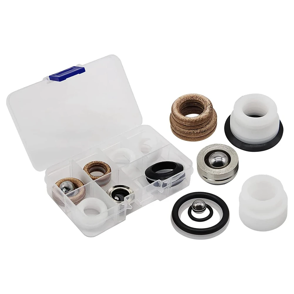 

244194 Pump Repair Packing Valves Kit Compatible with 295 390 395 490 495 595 Airless Paint Spray Guns