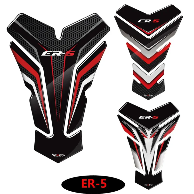 

3D наклейка на мотоцикл, протектор для бака с газовым топливом и маслом, наклейка, чехол для Kawasaki ER5 ER-5
