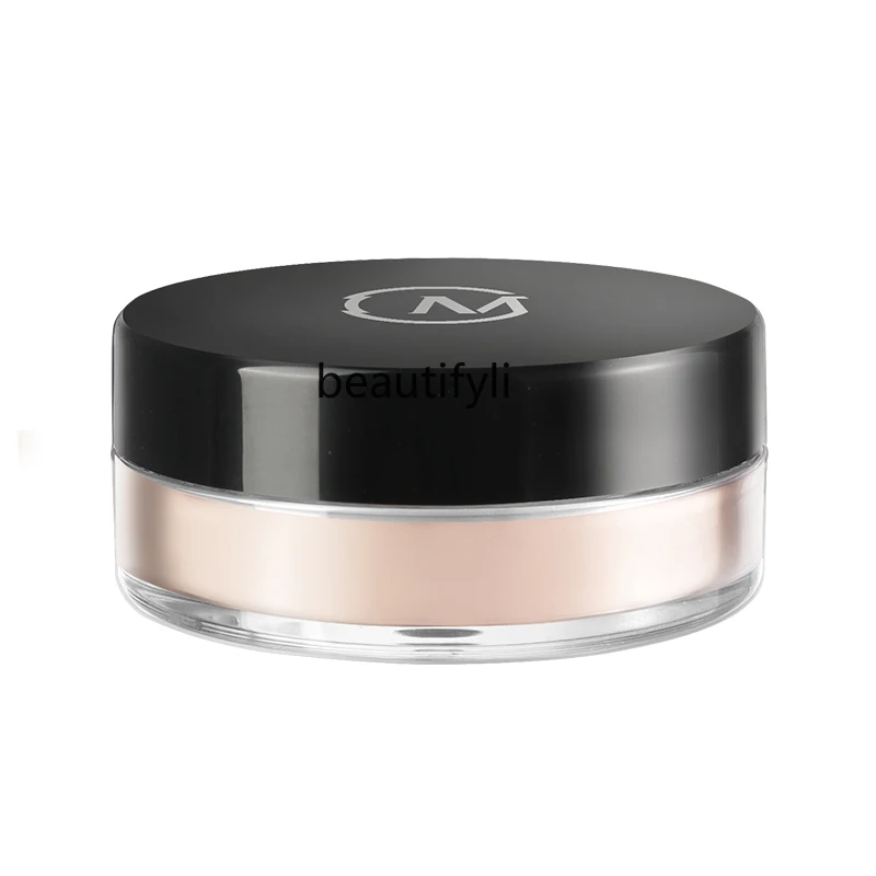 

yj Light and Flawless Powder Face Powder Finishing Powder Long Lasting Oil Control Concealer Smear-Proof Makeup Natural